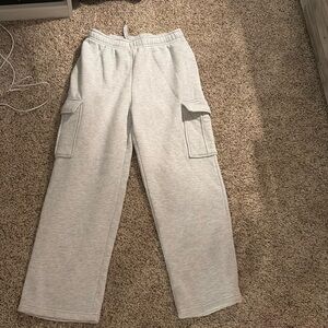 Cargo gray sweatpants